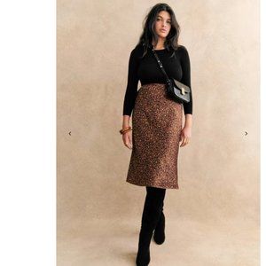 Sezane Sandy Midi Skirt